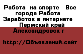 Работа  на спорте - Все города Работа » Заработок в интернете   . Пермский край,Александровск г.